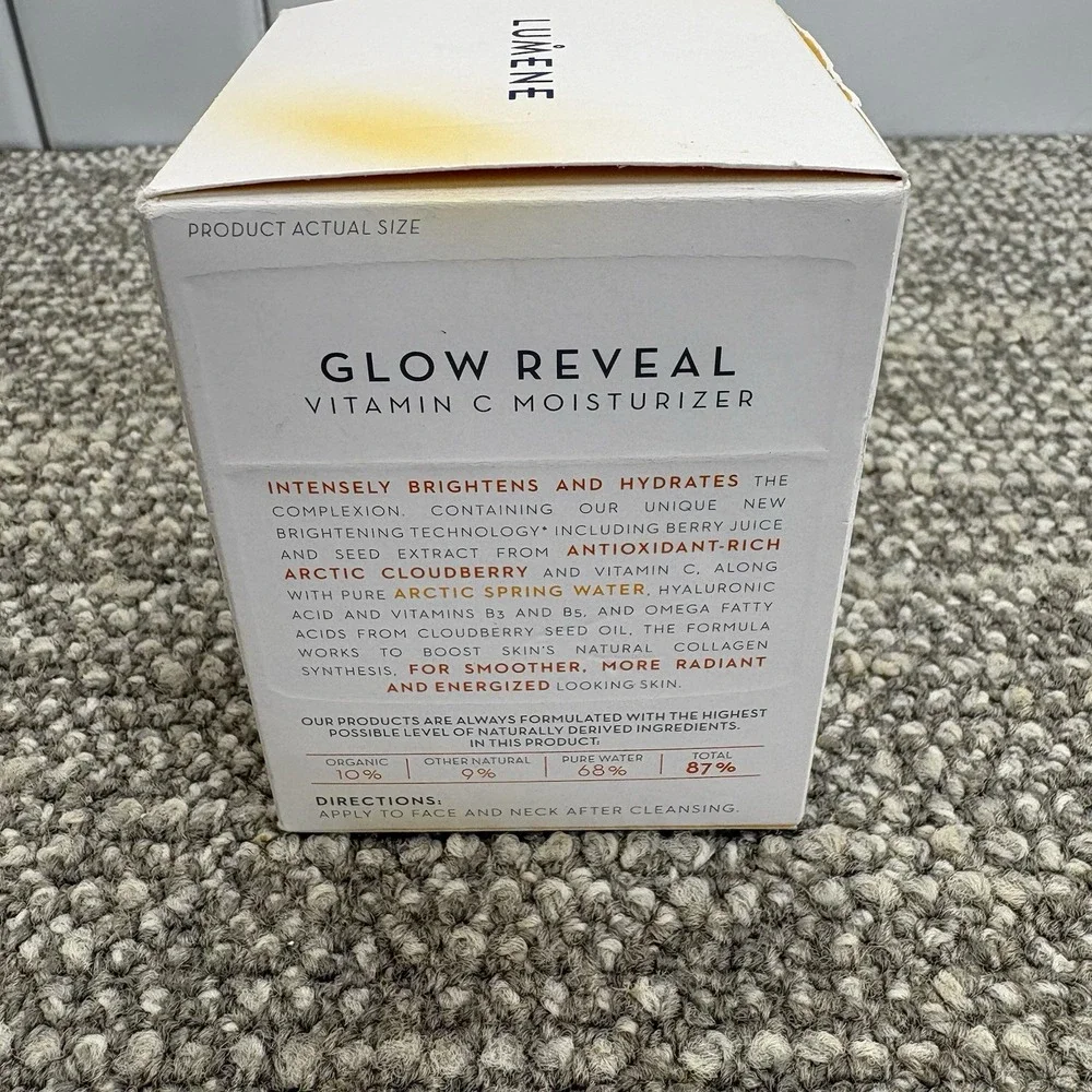 NEW Lumene Valo Light‎ Glow Reveal Facial Moisturizer Vitamin C 1.7 oz NIB